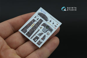 Intérieur imprimé en 3D et coloré sur papier décalcomanie Quinta Studio QD32246 F-104A (Italeri) 1/32 – immagine 6
