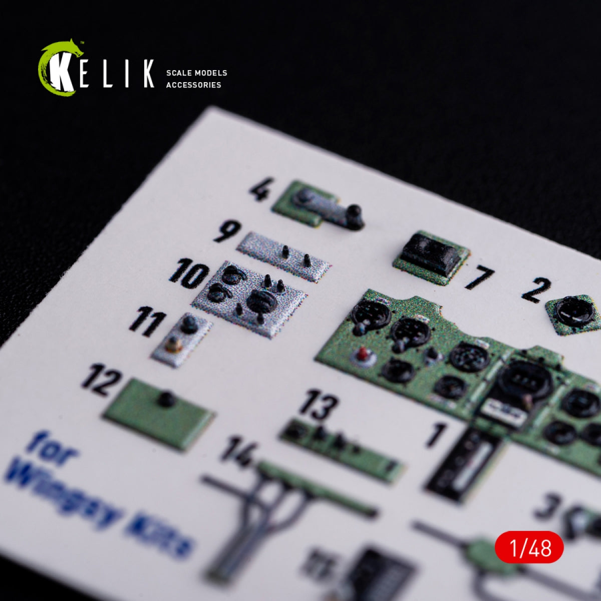 Décalcomanies 3D intérieures KELIK K48005 A5M2B Claude pour maquette WingsyKits au 1/48 – Bild 6