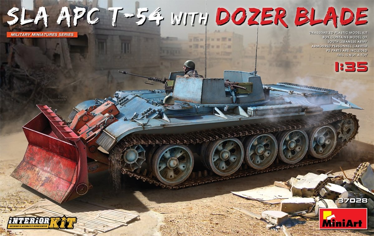 MiniArt 37028 SLA APC T-54 avec lame de bulldozer. KIT INTÉRIEUR 1/35