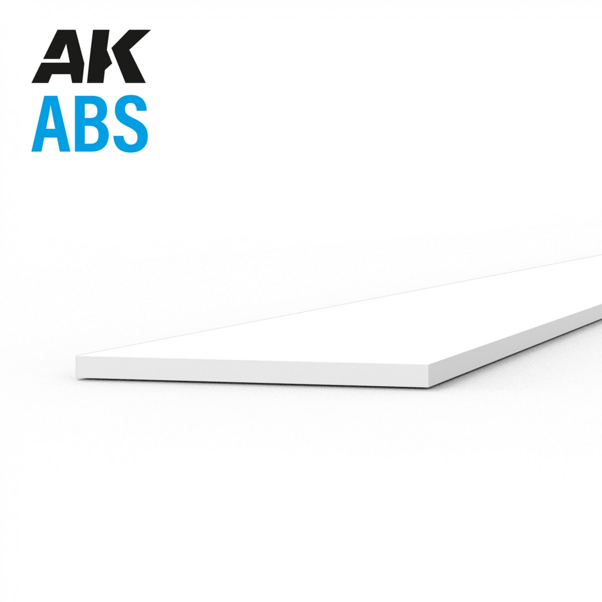 Bandes AK Interactive AK6706 0,25 x 5,00 x 350 mm – Bande ABS – 10 unités par sachet