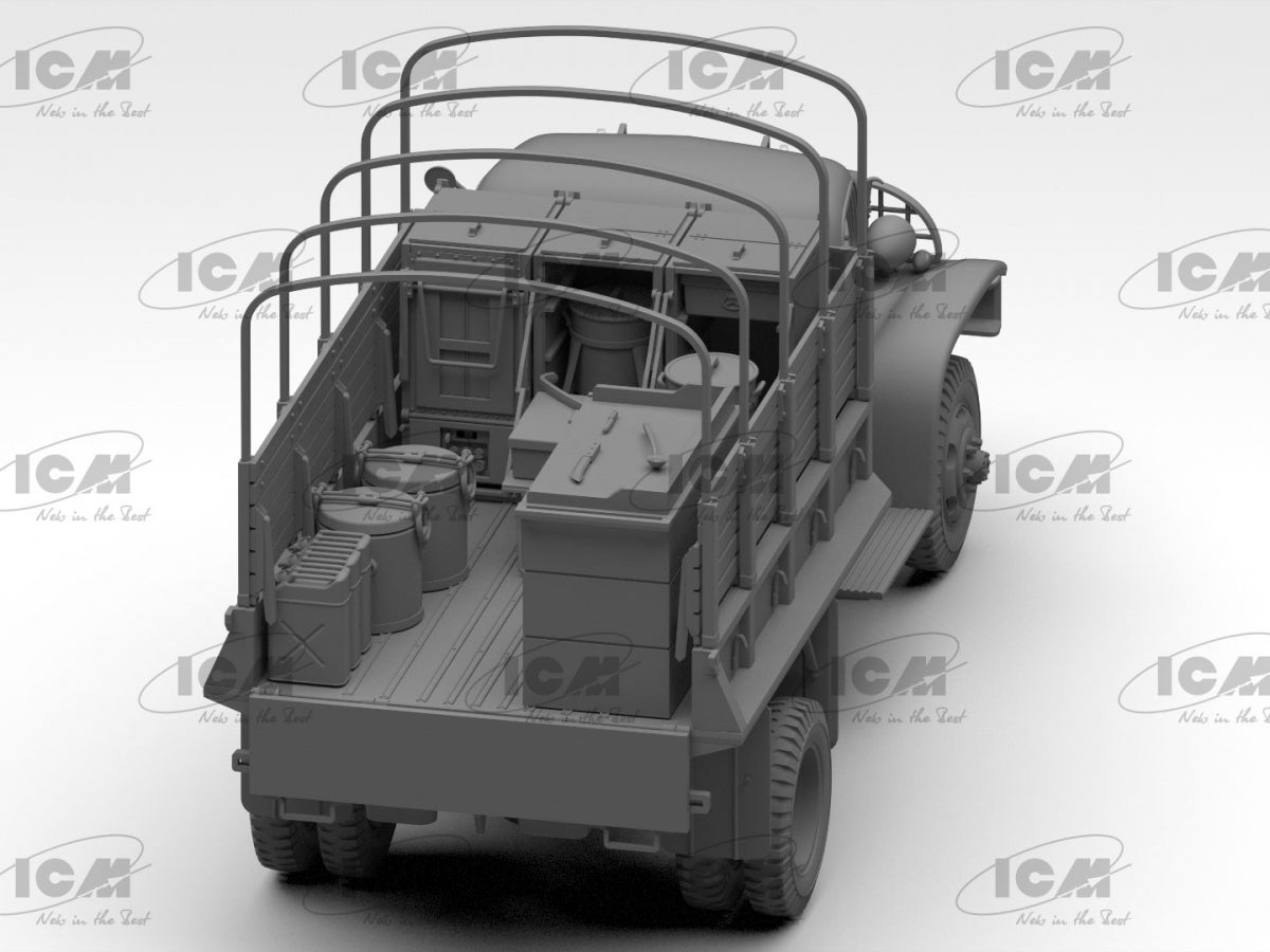 Camion-cuisine de l&amp;#39;armée américaine de la Seconde Guerre mondiale ICM 35587, échelle 1/35 – immagine 5