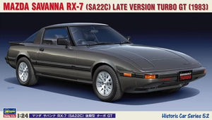 Hasegawa HC52 Mazda Savanna RX-7 (SA22C) Version tardive Turbo GT (1983) 1/24