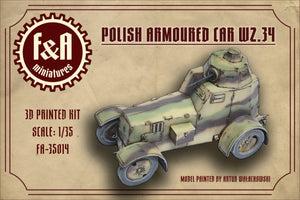 F&amp;amp;A Miniatures FA-35014 WZ.34 Voiture 1/35