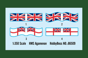 Hobby Boss 86509 HMS Agamenon 1/350 – image 3