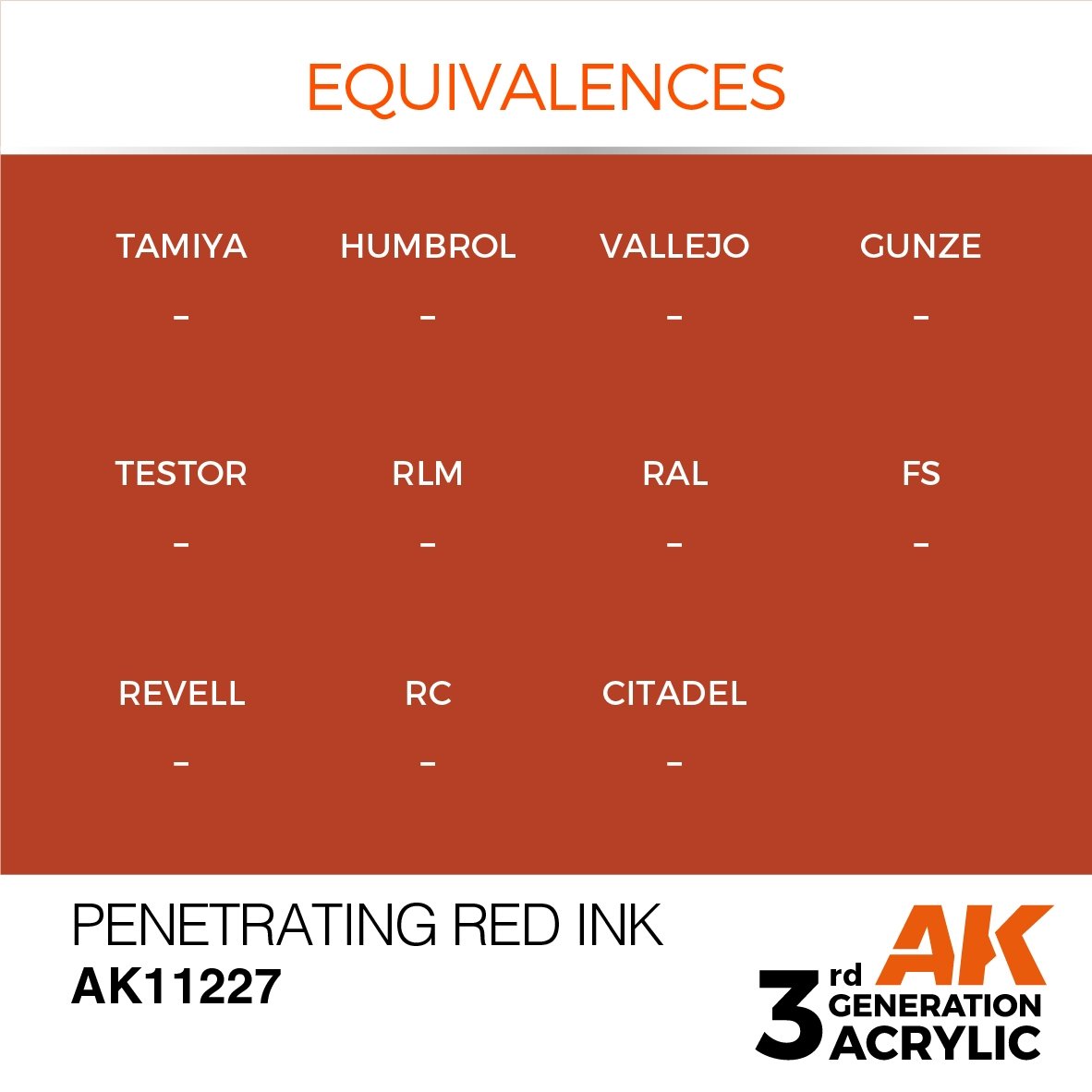 AK Interactive AK11227 ENCRE ROUGE PÉNÉTRANTE – 17 ml  – imagen 3