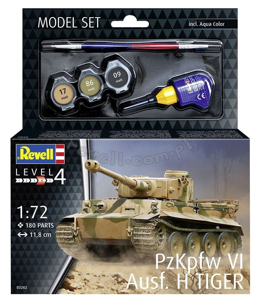 Revell 63262 PzKpfw VI Ausf. H Tigre - maquette 1/72