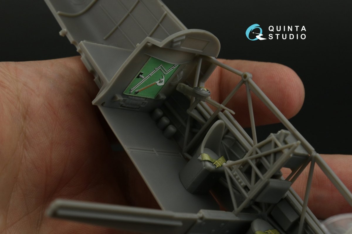 Intérieur imprimé en 3D et coloré sur papier décalcomanie Quinta Studio QD48333 Avro Anson Mk.I (Airfix) 1/48 – image 11