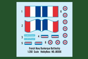 Hobby Boss 86506 Cuirassé Dunkerque de la Marine française, échelle 1/350 – Bild 3