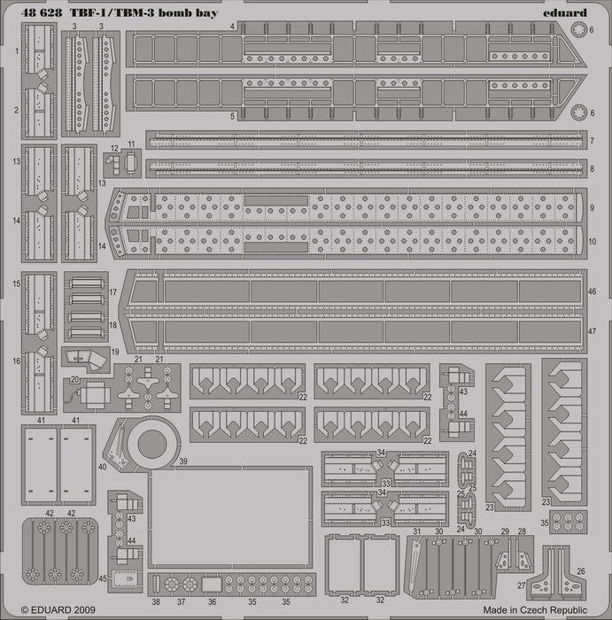 Eduard BIG4935 TBM-3 1/48 HOBBY BOSS 1/48 – immagine 4