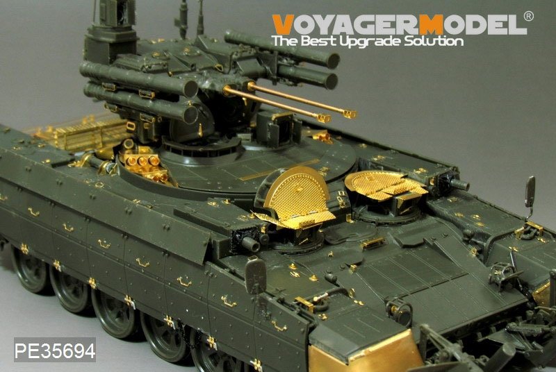Maquette Voyager PE35694 Véhicule de combat d&amp;#39;appui-feu russe moderne « Terminator » BMPT (canon et lance-fumigènes inclus) (Pour MENG TS-010) 1/35  – immagine 2