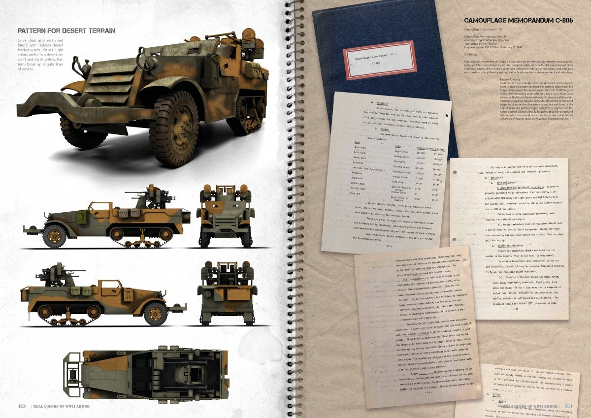 AK Interactive AK299 COULEURS RÉELLES DES ARMURES DE LA SECONDE GUERRE MONDIALE – NOUVELLE 2E VERSION AMÉLIORÉE ET MISE À JOUR (EN) – image 8