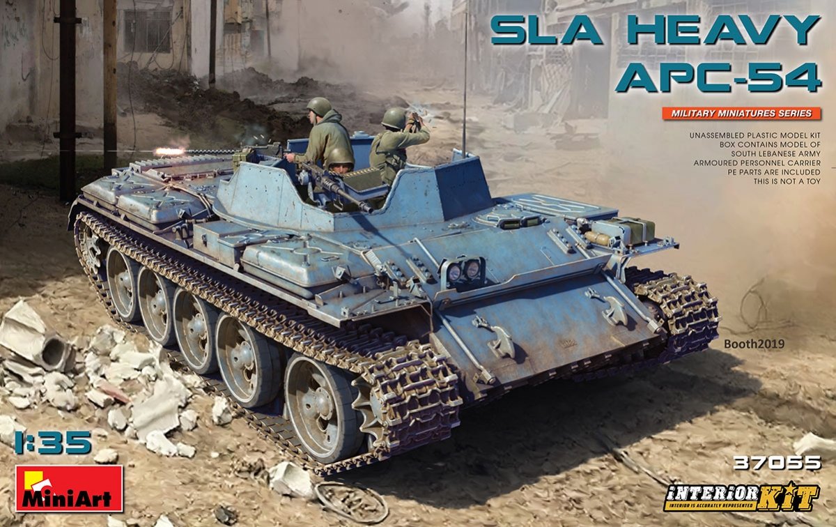 Miniart 37055 SLA LOURD APC-54. KIT INTÉRIEUR 1/35