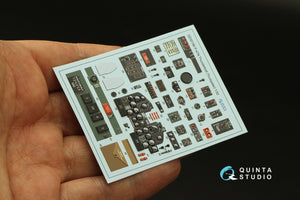 Intérieur coloré imprimé en 3D sur papier décalcomanie Quinta Studio QD32190 P-47N Thunderbolt (Trumpeter) 1/32 – immagine 3