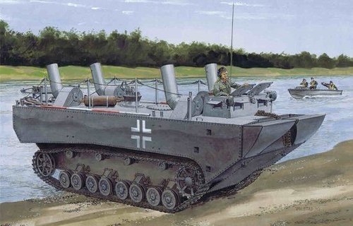 Dragon 6625 Panzerfahre Gepanzerte Landwasserschlepper (Prototype n°1) (1/35)