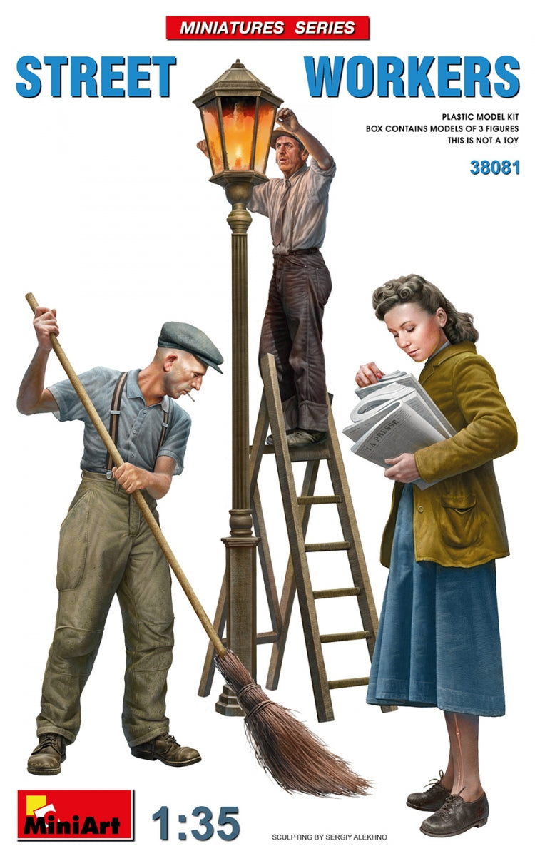 MiniArt 38081 TRAVAILLEURS DE RUE 1/35