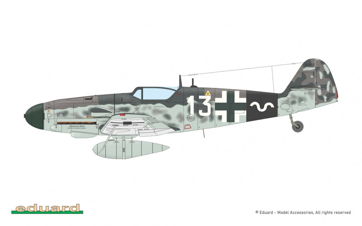 Eduard 2150 Gustav Pt.3 Duo - Bf 109G-6/AS et Bf 109G-14/AS - Édition limitée 1/72 – image 10