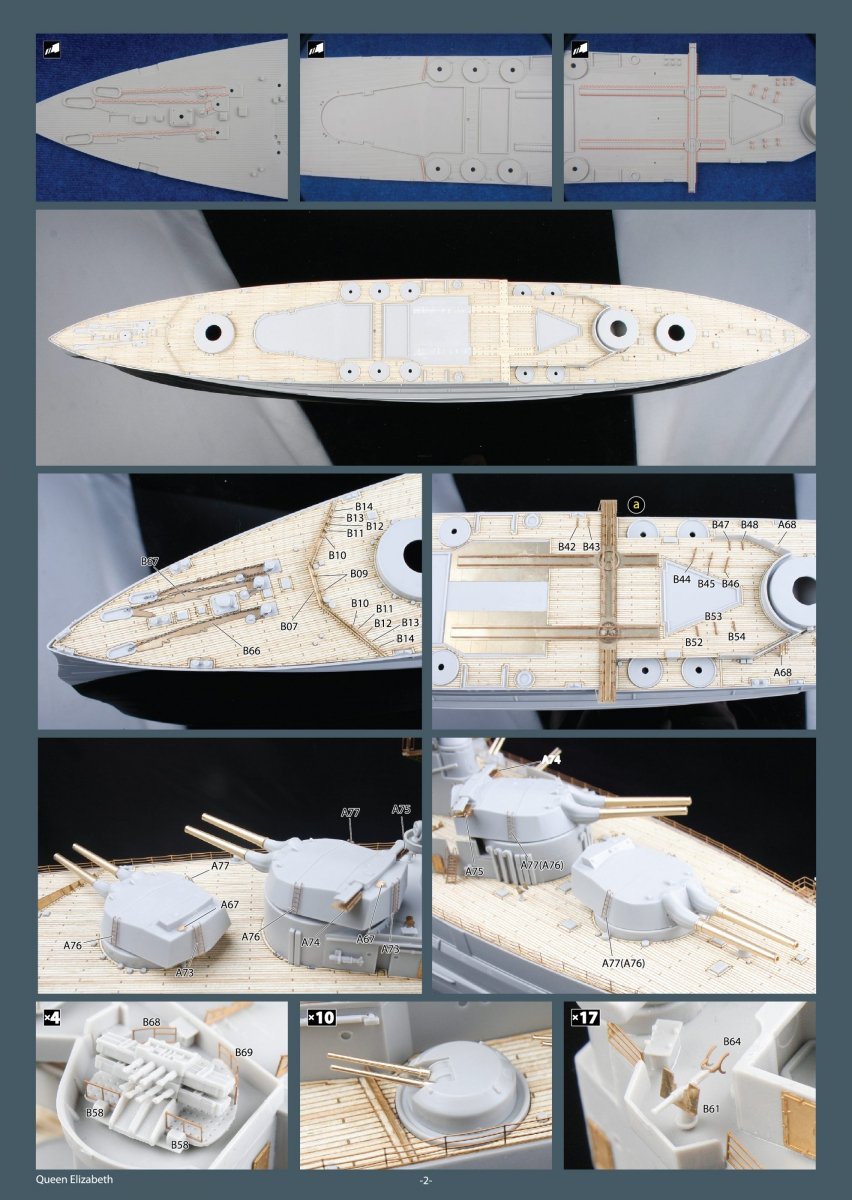 MK1 Design MD-35026 Queen Elizabeth DX Pack 1/350 – Bild 6