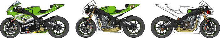 Tamiya 14109 Kawasaki Ninja ZX-RR (1/12)  – image 2