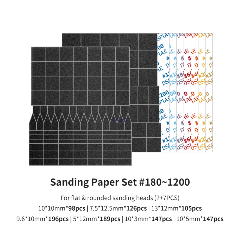 Papier abrasif DSPIAE SP-ES12 grain 1200