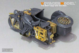 Kit de mise à niveau Voyager Model PE351309 pour moto allemande Zundapp KS600 de la Seconde Guerre mondiale, compatible avec la maquette TAMIYA 35384 au 1/35 – image 8