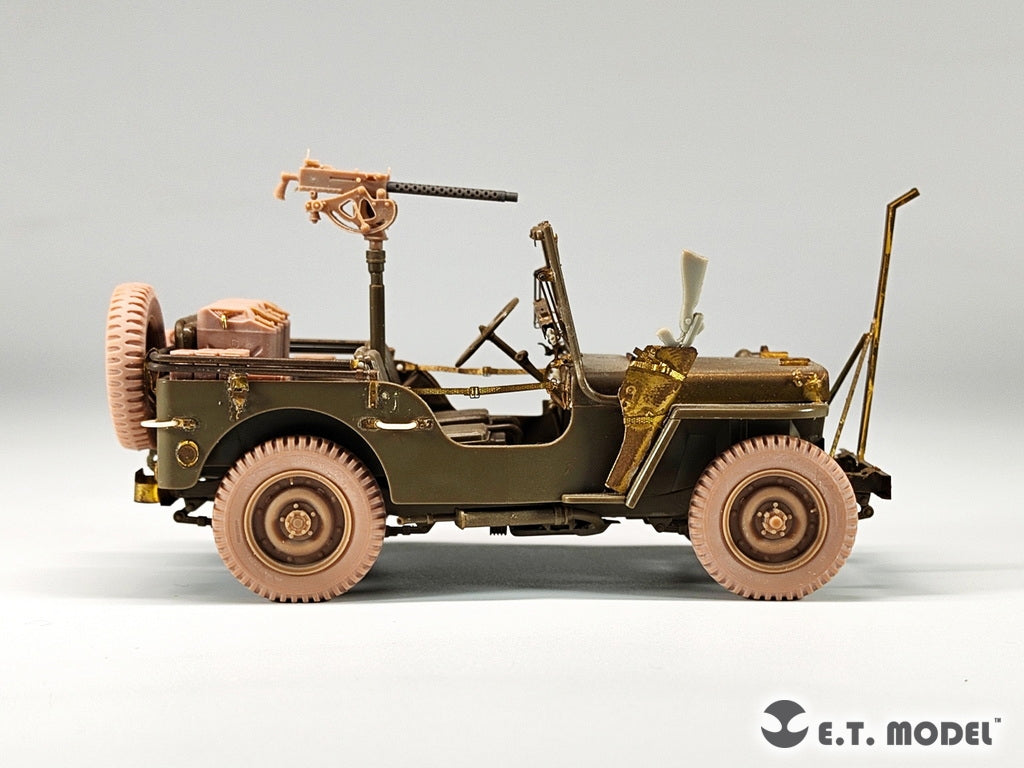 ET Model P35-156 USArmy Jeep Willys MB Camion 4x4 1/4 tonne Roues affaissées 1/35 – Bild 10