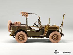 ET Model P35-156 USArmy Jeep Willys MB Camion 4x4 1/4 tonne Roues affaissées 1/35 – Bild 10