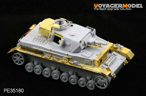 Voyager modèle PE35180 Seconde Guerre mondiale Pz.KPfw. IV Ausf F1 &amp;quot;Vorpanzer&amp;quot; pour DRAGON 6398 1/35 – image 7