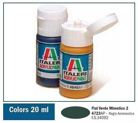 Italeri 4723AP FLAT VERT MIMETICO 2 20ml