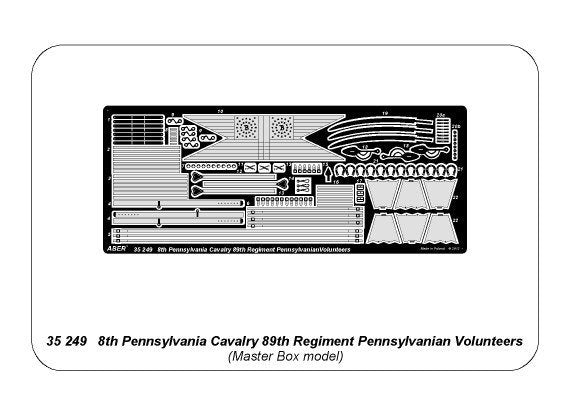 Aber 35249 8e régiment de cavalerie de Pennsylvanie 89e régiment de volontaires de Pennsylvanie (1/35) – image 9