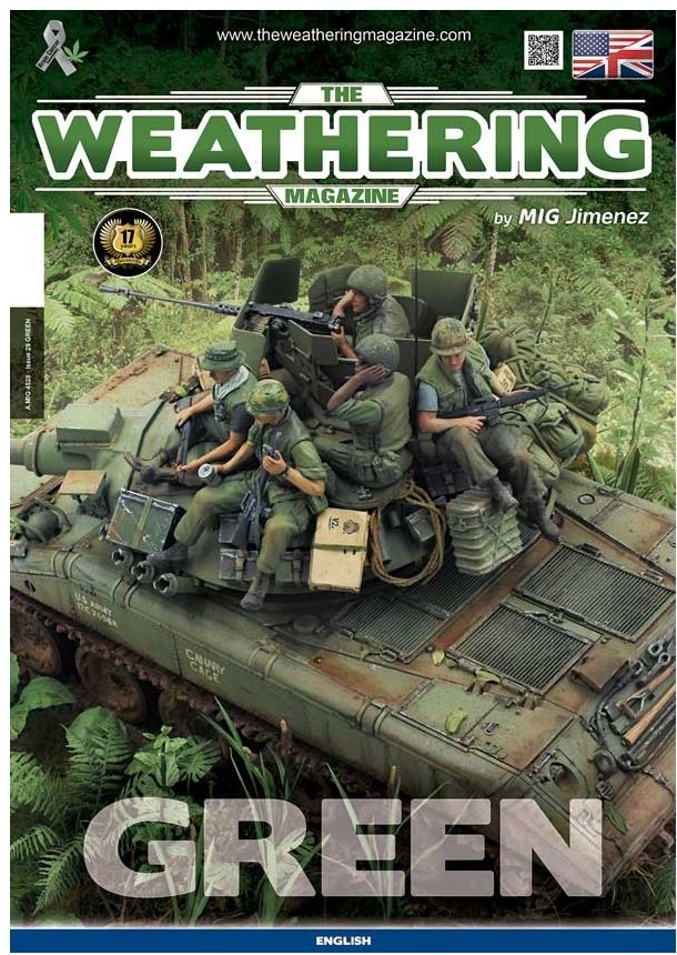 AMMO de Mig Jimenez 4528 The Weathering Magazine vol.28 Vert (Version anglaise)