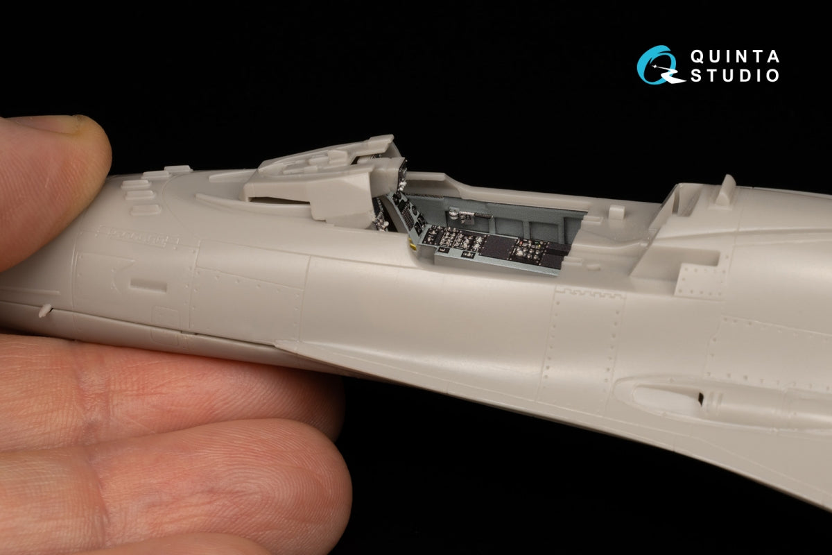 Intérieur coloré imprimé en 3D sur papier décalcomanie Quinta Studio QDS-48012 Mitsubishi F-2A (Hasegawa) (petite version) 1/48 – image 7