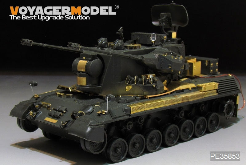 Maquette Voyager PE35853 Gepard A2 SPAAG allemand moderne de base pour MENG TS-030 1/35 – imagen 9