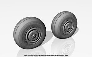 Armory Models AW48025 Roues Fullback Sukhoj Su-32FN / Su-34 avec pneus lestés 1/48 – imagen 7