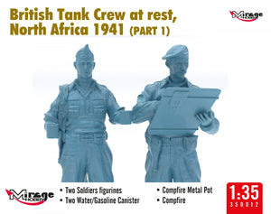 Mirage Hobby 350013 Équipage de char britannique au repos, Afrique du Nord 1941 (Partie I) 1/35 – immagine 6