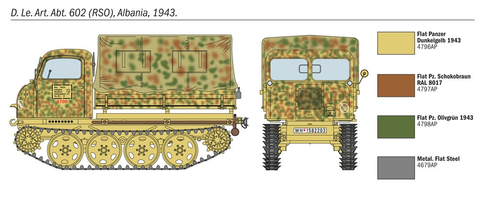 Italeri 6549 STEYR RSO/01 avec SOLDATS ALLEMANDS (1/35) – immagine 14