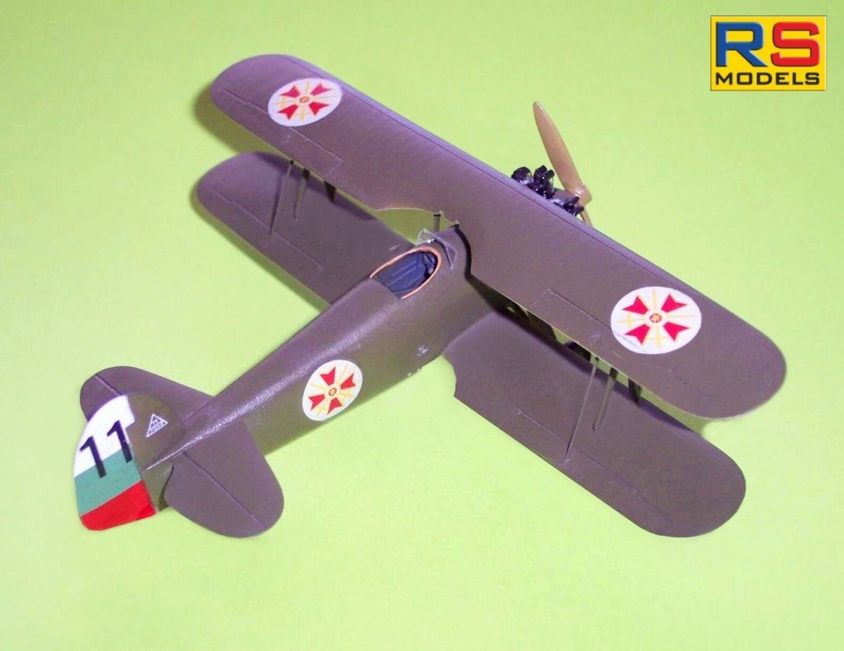 RS Models 92302 Avia Bs.122 Avion d&amp;#39;entraînement bulgare de la Seconde Guerre mondiale, échelle 1/72 – Bild 5