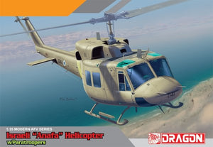 Dragon 3543 Série de véhicules blindés modernes Hélicoptère israélien Anafa avec parachutistes (1/35)
