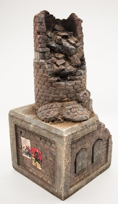 RT-Diorama 35300 Cheminée d&amp;#39;usine en ruine 1/35 – Bild 6