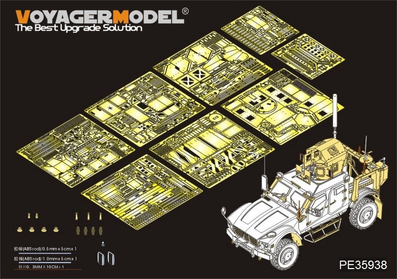 Maquette Voyager PE35938 M1240A1 M-ATV américain moderne pour PANDA HOBBY 35027 1/35