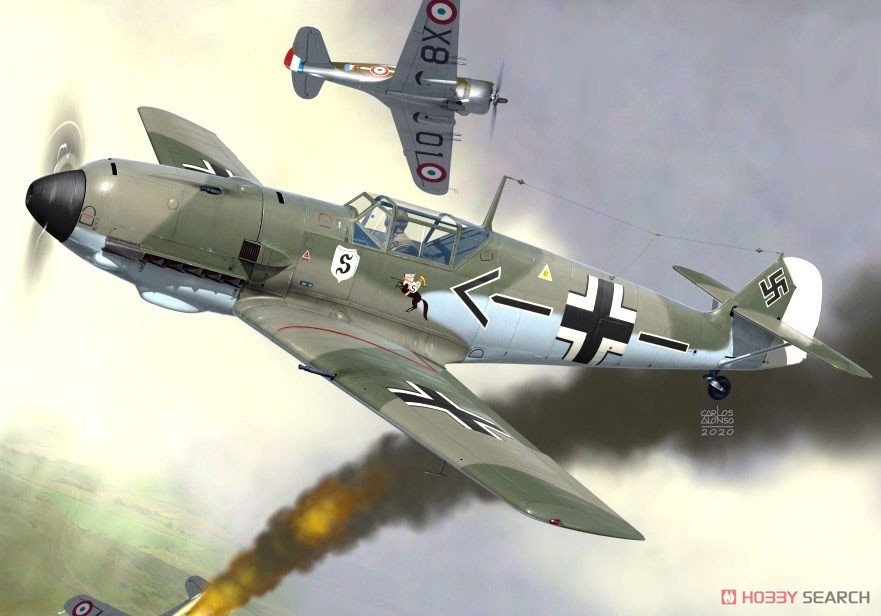 Maquette AZ7661 Messerschmitt Bf 109E-3 Bataille de France 1/72 – image 2