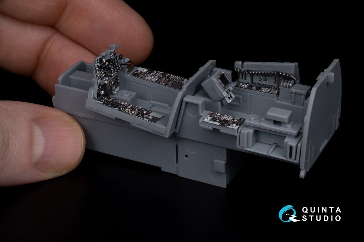 Intérieur imprimé en 3D et coloré sur papier décalcomanie Quinta Studio QD48245 F-4EJ Kai (ZM SWS) 1/48 – immagine 2