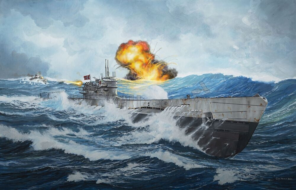 Revell 05167 Sous-marin allemand Type IX C/40 U190 1/144 – image 9