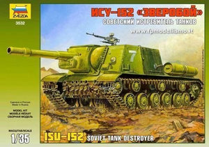 Canon automoteur soviétique Zvezda 3532 ISU-152 (1/35)