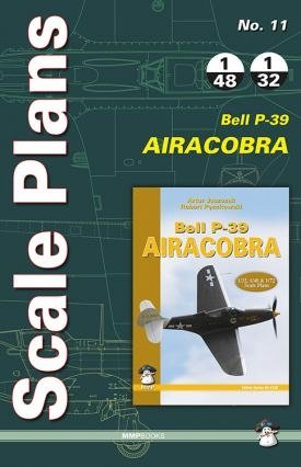 MMP Books 78524 Plans à l'échelle n° 11 P-39 Airacobra EN
