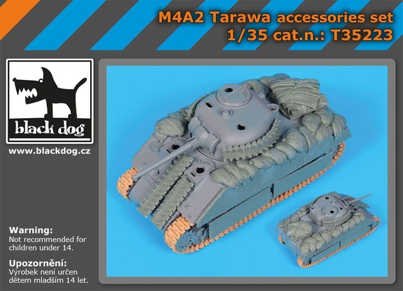 Ensemble d&amp;#39;accessoires Black Dog T35223 M4A2 Tarawa 1/35