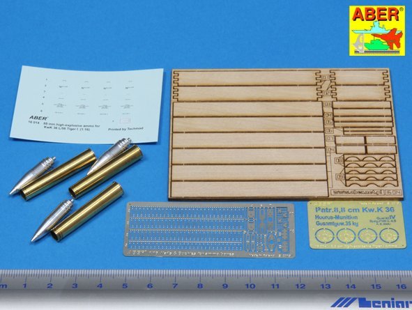 Munitions explosives Aber 16014 8,8 cm Tiger I avec boîte (1/16) – Bild 2