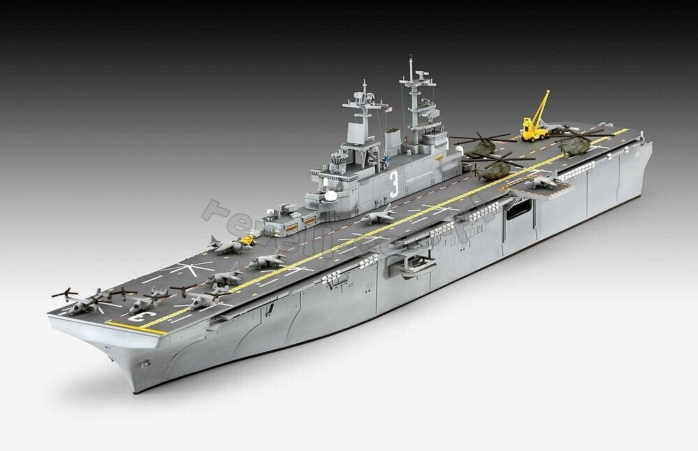 Revell 05178 Porte-avions d&amp;#39;assaut USS WASP CLASSE 1/700 – immagine 8