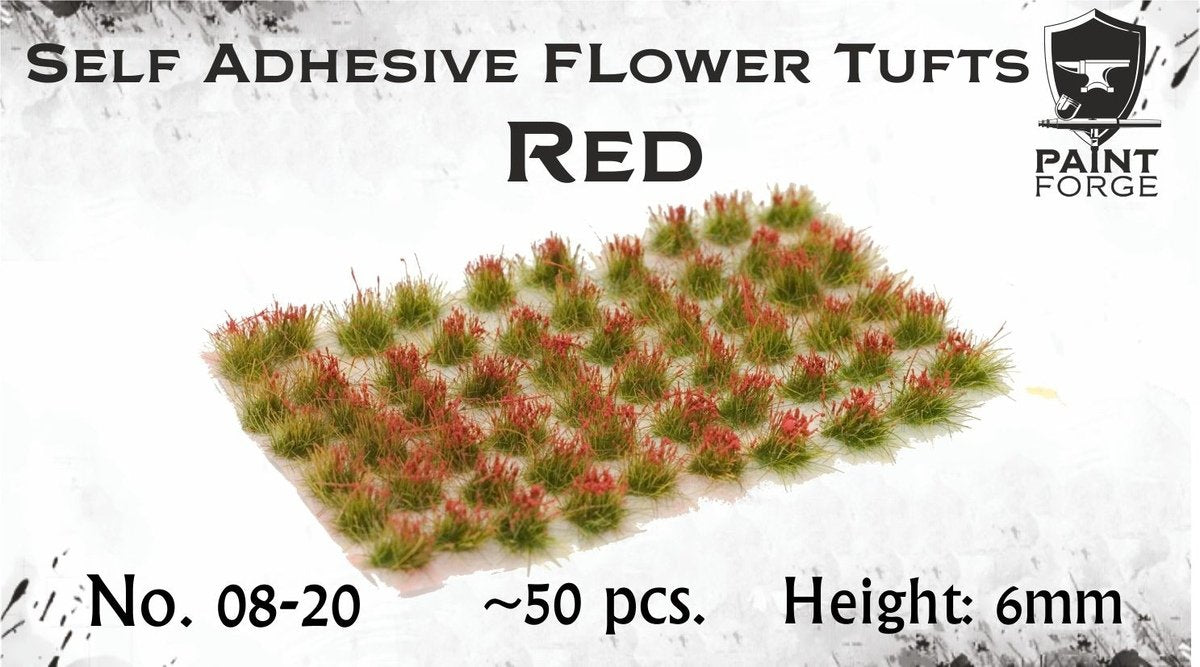 Paint Forge PFFL2608 Fleurs rouges 6 mm