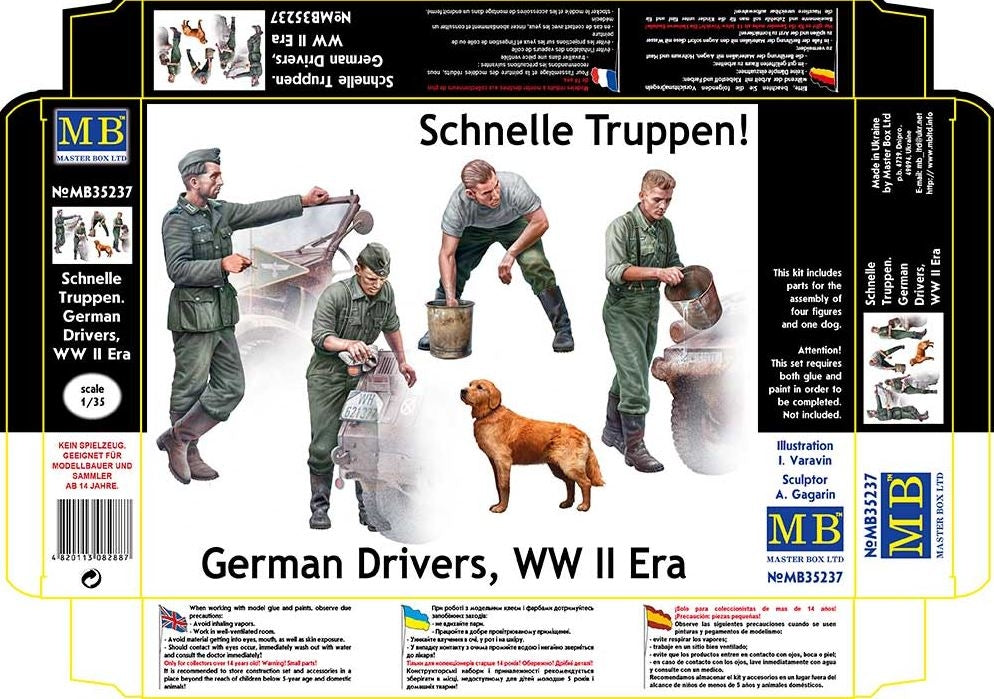 Master Box 35237 Schnelle Truppen - Pilotes allemands de la Seconde Guerre mondiale 1/35 – image 4