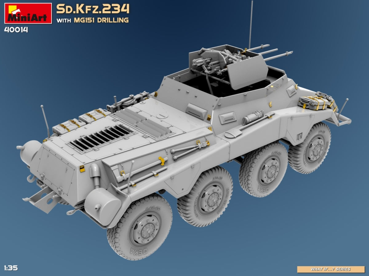 MiniArt 40014 Sd.Kfz.234 AVEC PERÇAGE MG151 1/35 – image 13